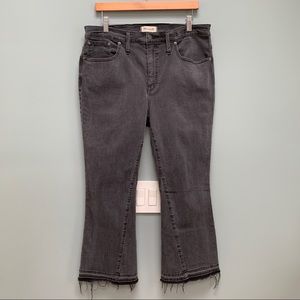 Madewell Light Black Cali Demi-Boot Jeans size 32